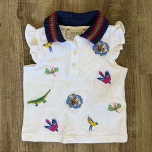 Gucci Baby Embroidery Polo